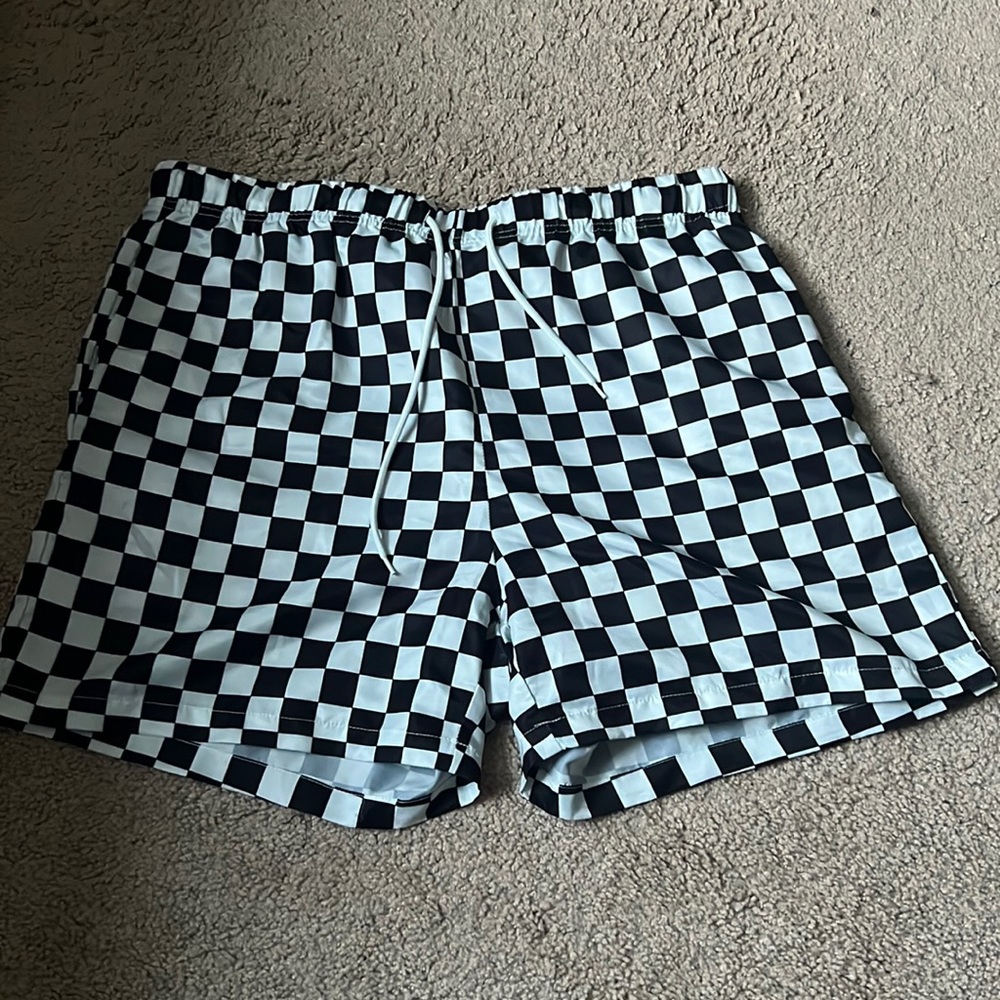 Checkered shorts